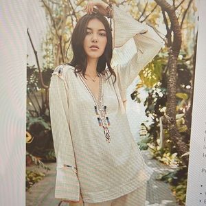 JOHNNY WAS MARZ GAUZE BLOUSE OVER 60%OFF